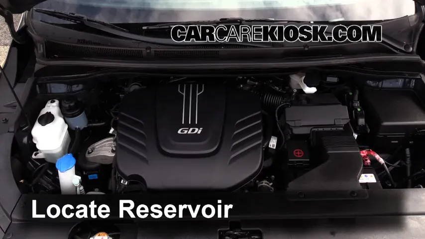2015 Kia Sedona LX 3.3L V6 Windshield Washer Fluid
